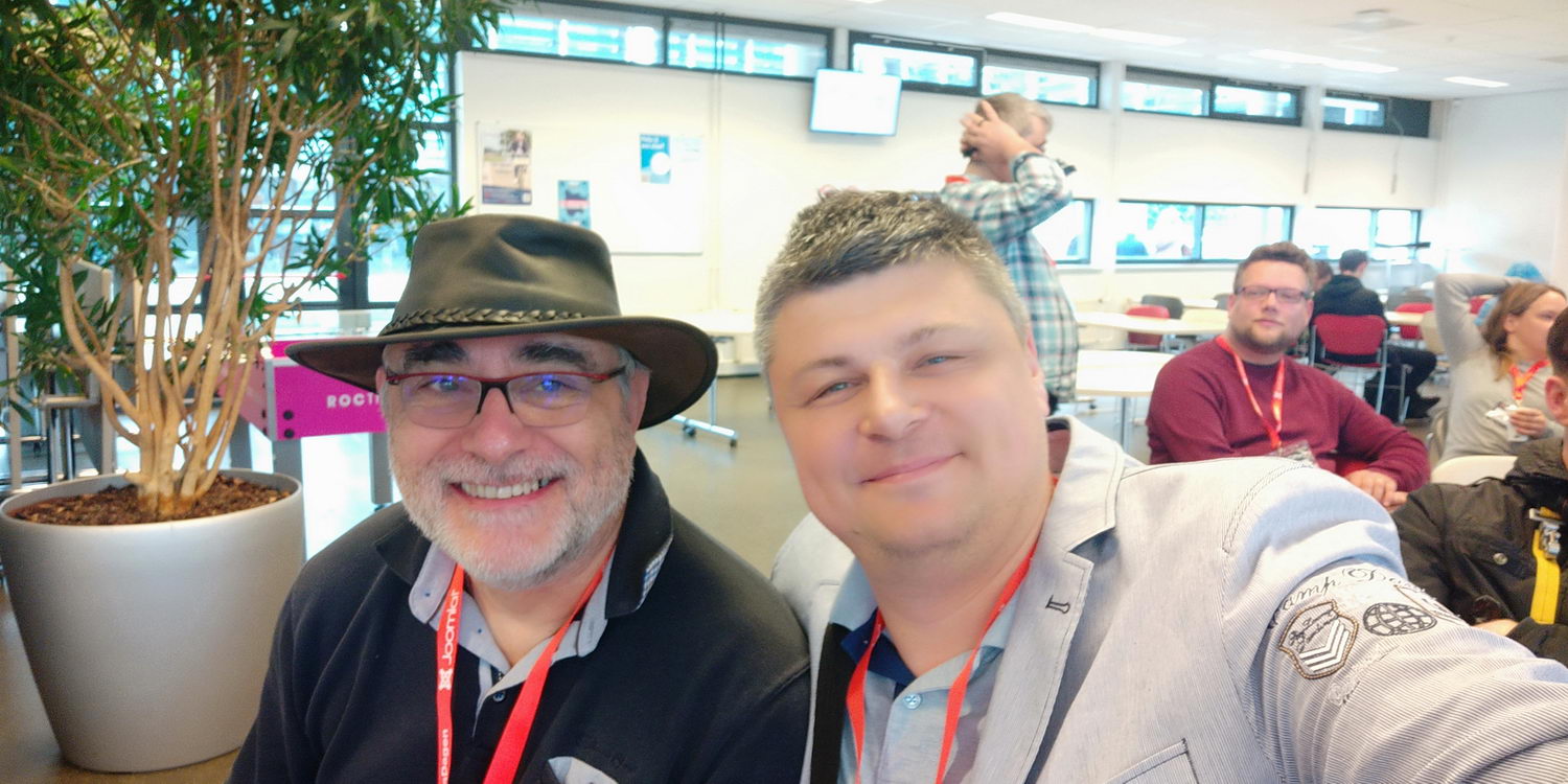 Boki & Daniel at Joomla conference in Tilburg, Netherlands Boki & Daniel at Joomla conference in Tilburg, Netherlands