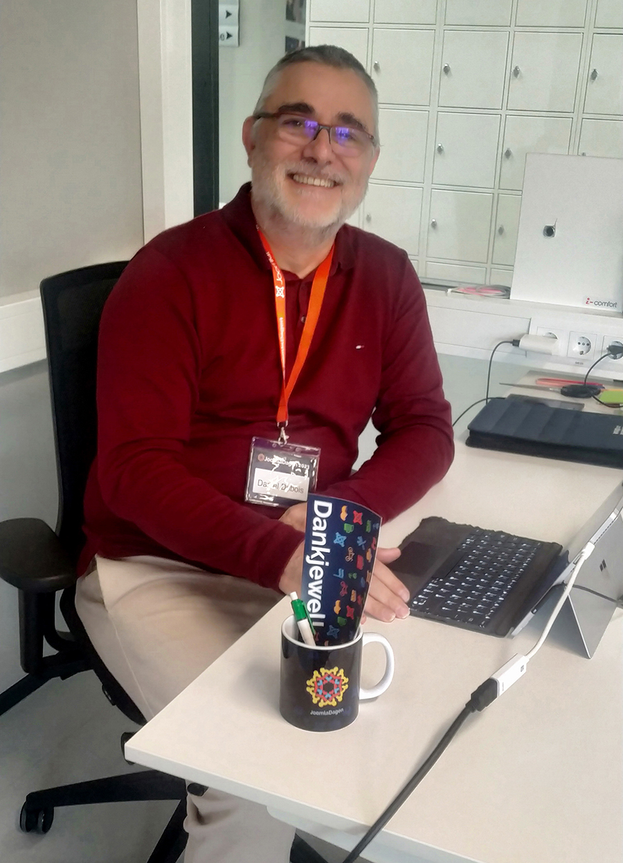 Daniel presenting the Daniel presenting the